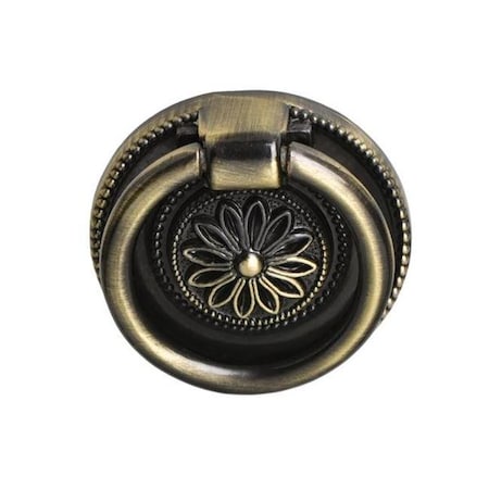 Utopia Alley Utopia Alley Medici Ring Pull  Antique Brass  1 5/8" Diameter HW133PLAB021